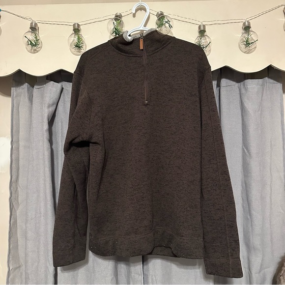 Brown Quarter Zip - Picture 1 of 3